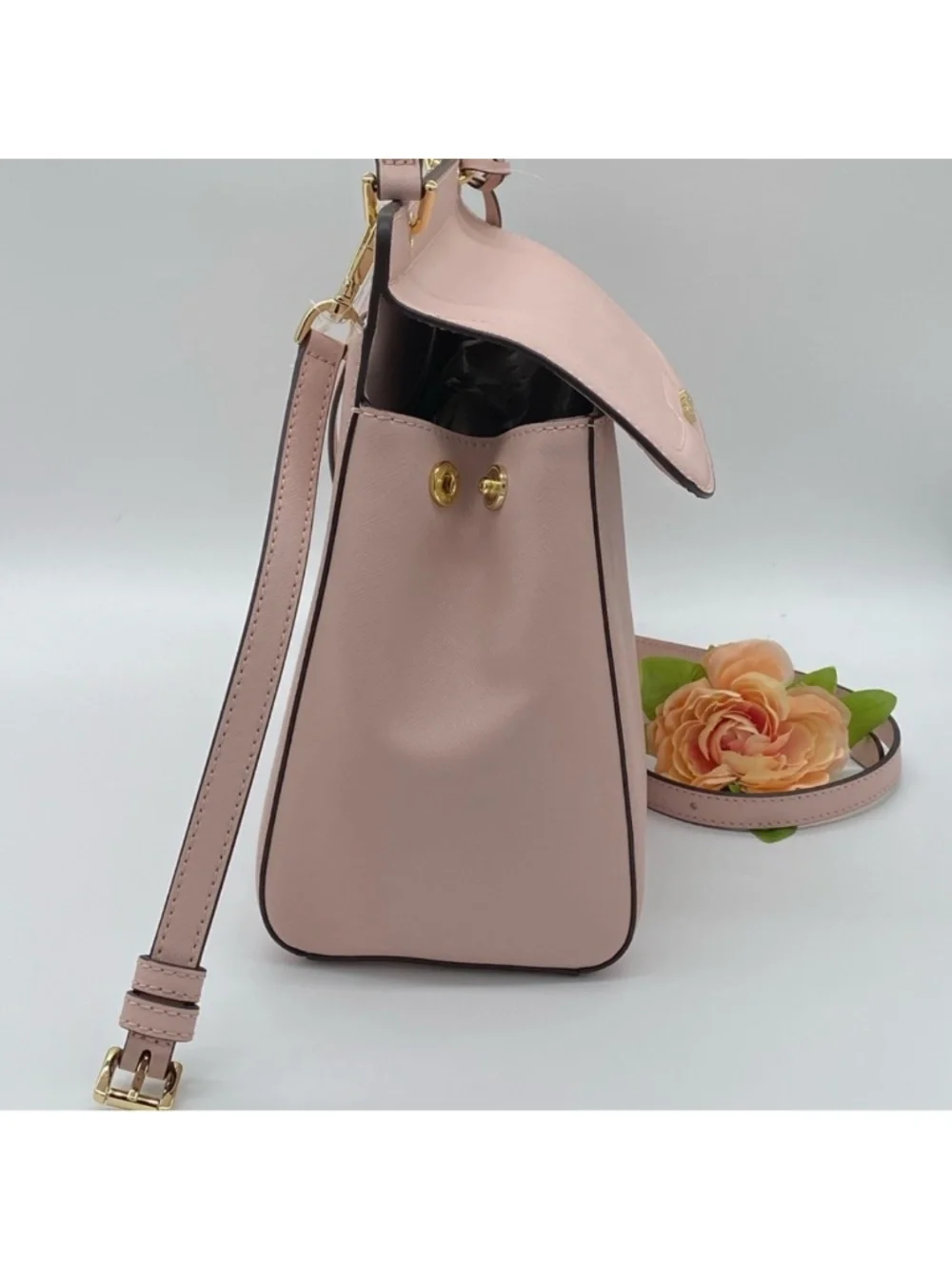 MICHAEL KORS TALIA LARGE TH SATCHEL BLOSSOM